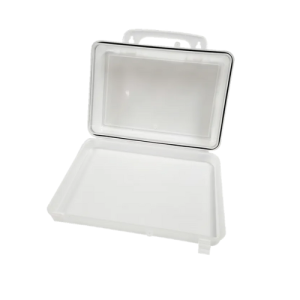 Clear First Aid Box with rubber seal